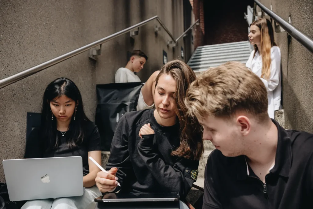 schloss heessen schüler lernen zusammen